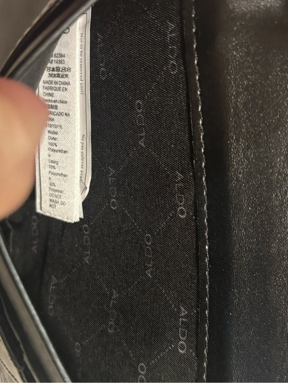 Aldo Black Bifold Wallet